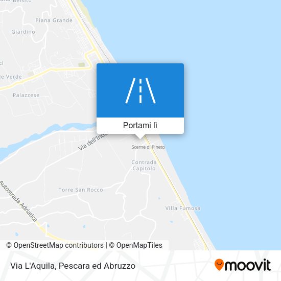 Mappa Via L'Aquila