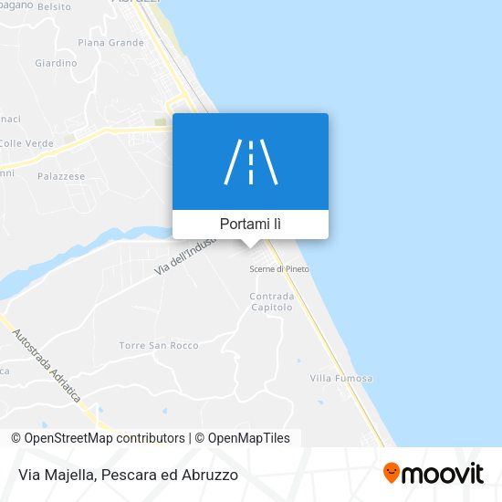 Mappa Via Majella