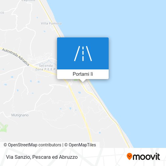 Mappa Via Sanzio