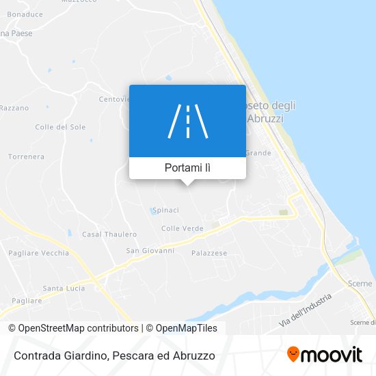 Mappa Contrada Giardino