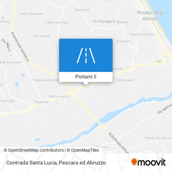 Mappa Contrada Santa Lucia
