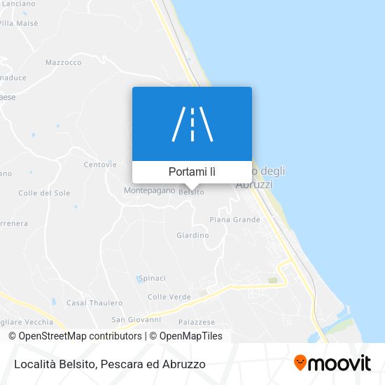 Mappa Località Belsito