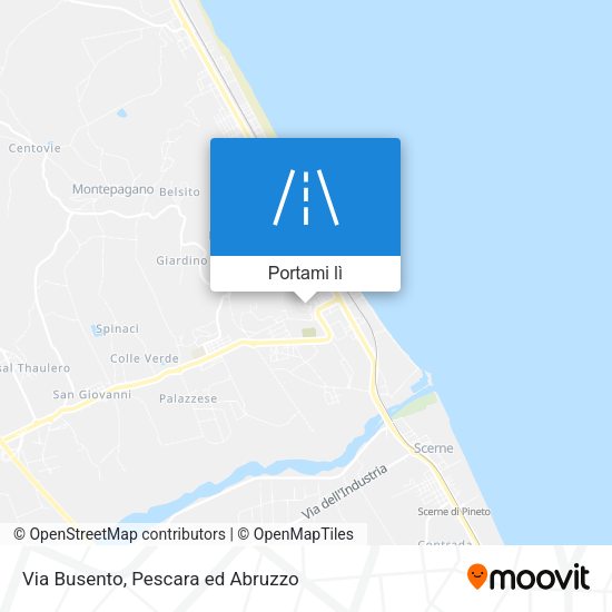 Mappa Via Busento