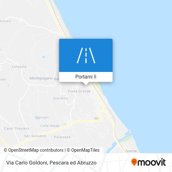 Mappa Via Carlo Goldoni