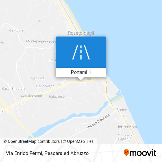 Mappa Via Enrico Fermi