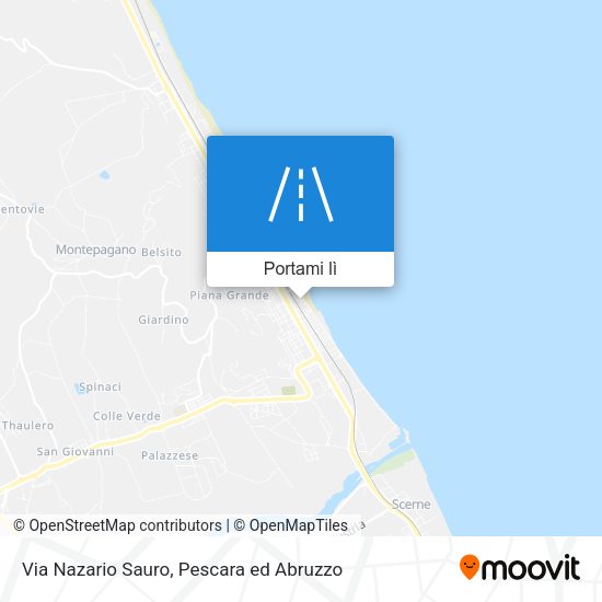 Mappa Via Nazario Sauro