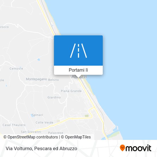 Mappa Via Volturno
