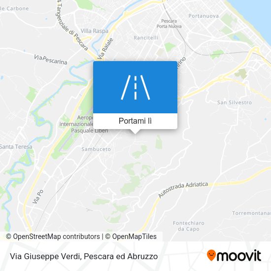 Mappa Via Giuseppe Verdi