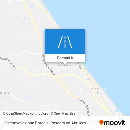 Mappa Circonvallazione Boreale