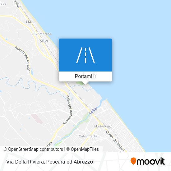 Mappa Via Della Riviera