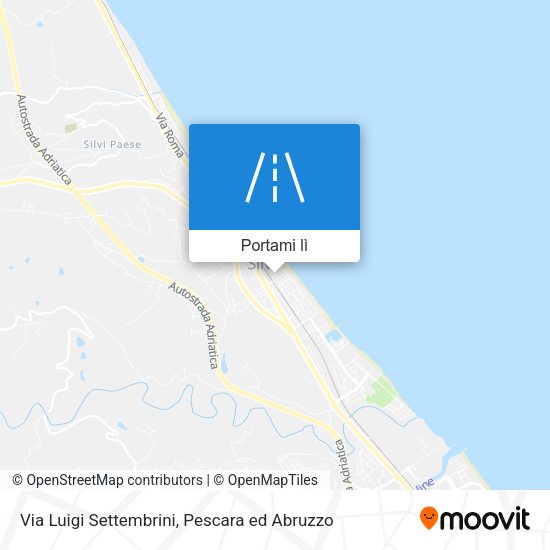 Mappa Via Luigi Settembrini
