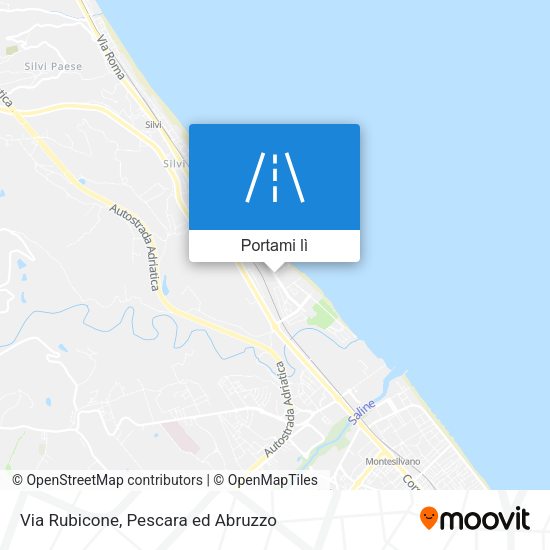 Mappa Via Rubicone