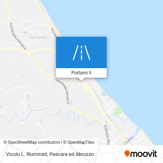 Mappa Vicolo L. Illuminati
