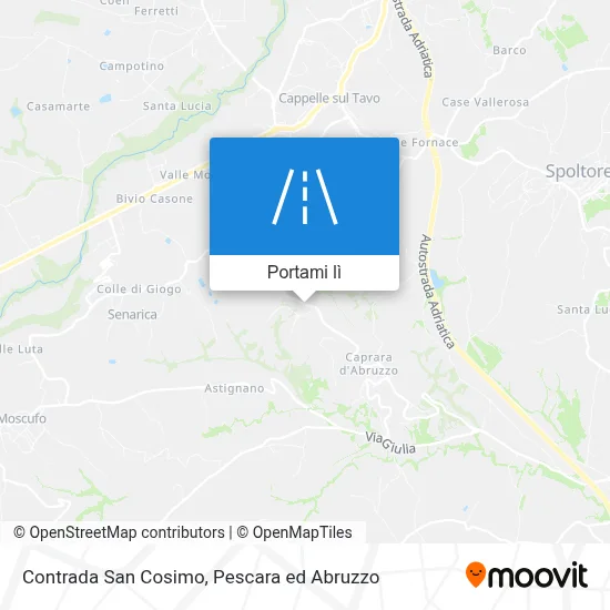 Mappa Contrada San Cosimo