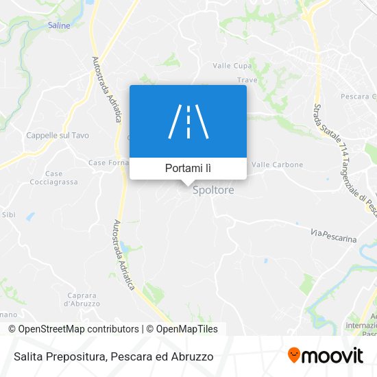 Mappa Salita Prepositura