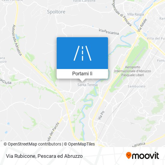 Mappa Via Rubicone