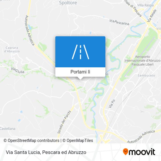 Mappa Via Santa Lucia