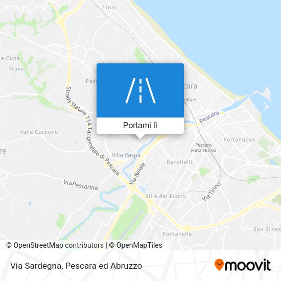 Mappa Via Sardegna