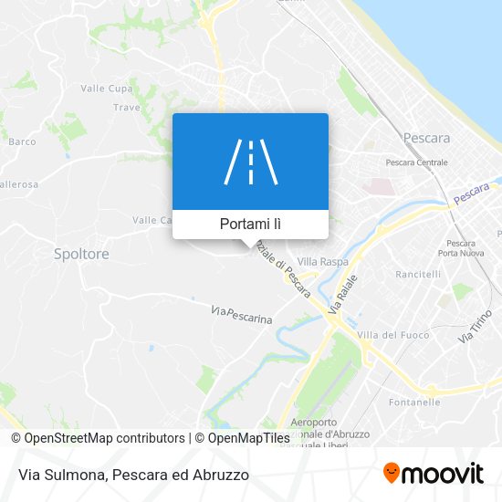 Mappa Via Sulmona