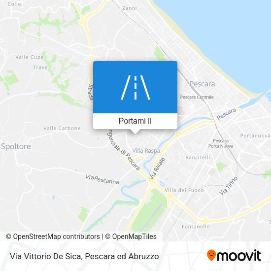 Mappa Via Vittorio De Sica