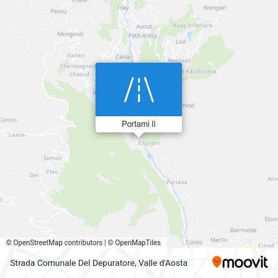Mappa Strada Comunale Del Depuratore