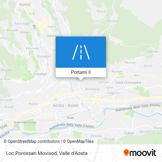 Mappa Loc Porossan Movisod