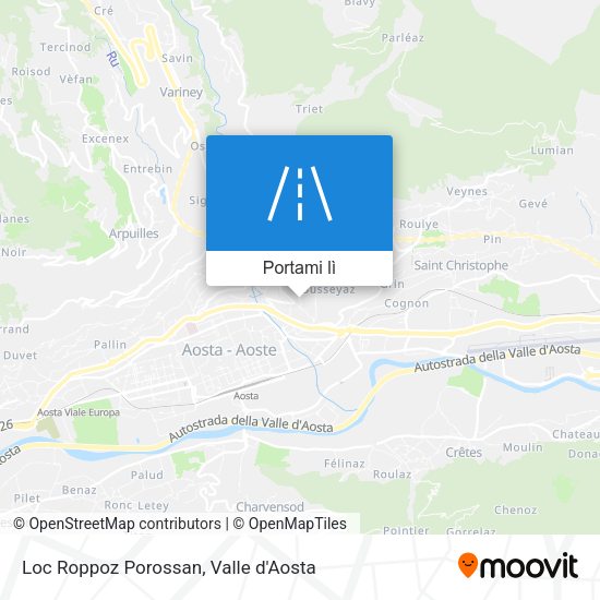 Mappa Loc Roppoz Porossan
