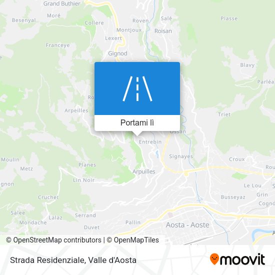 Mappa Strada Residenziale