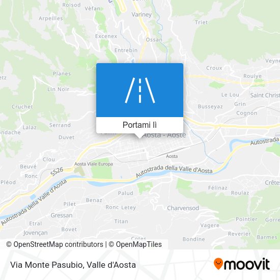 Mappa Via Monte Pasubio