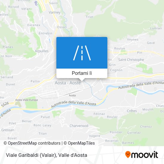 Mappa Viale Garibaldi (Valair)