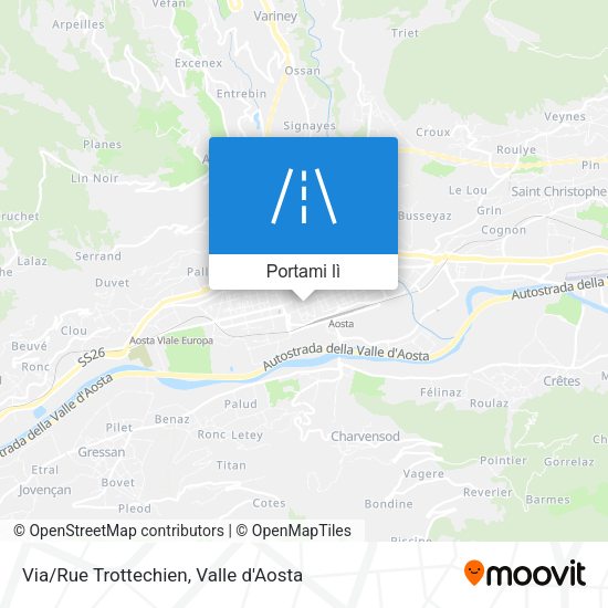Mappa Via/Rue Trottechien