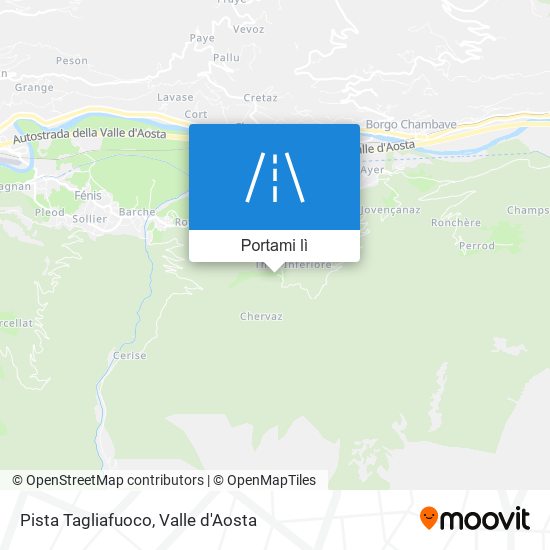 Mappa Pista Tagliafuoco