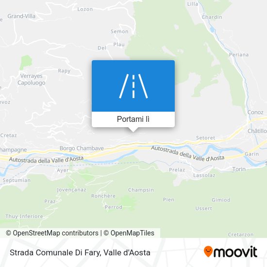 Mappa Strada Comunale Di Fary