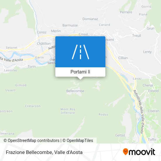 Mappa Frazione Bellecombe