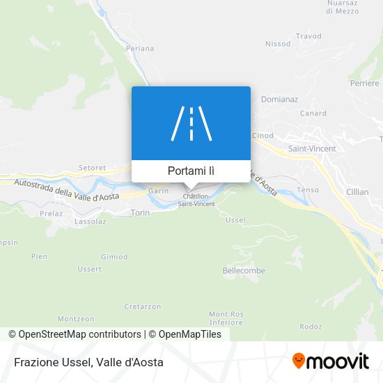 Mappa Frazione Ussel