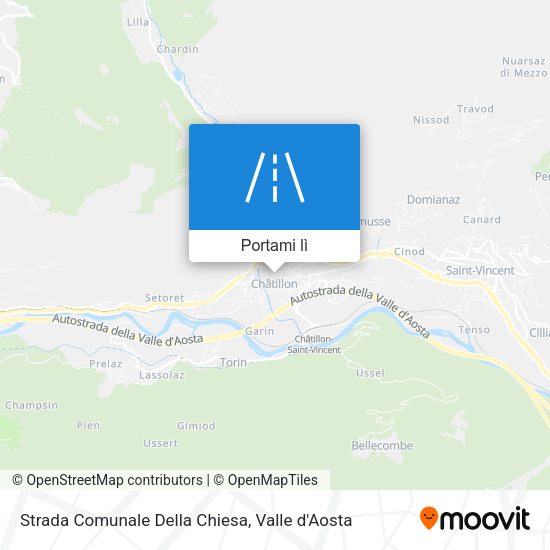 Mappa Strada Comunale Della Chiesa