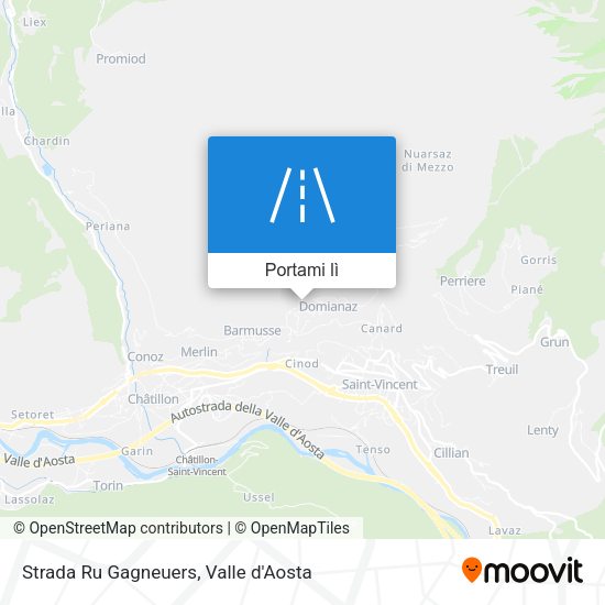 Mappa Strada Ru Gagneuers