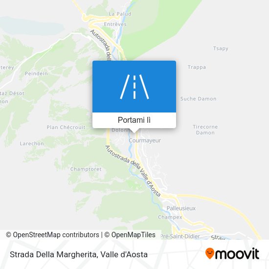 Mappa Strada Della Margherita