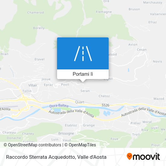 Mappa Raccordo Sterrata Acquedotto