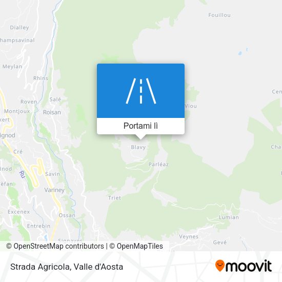 Mappa Strada Agricola