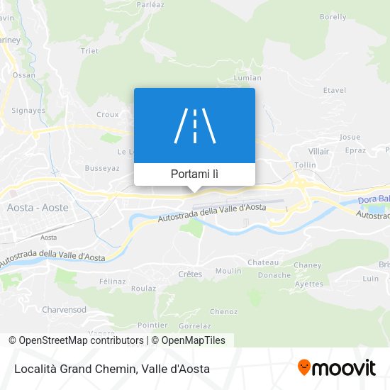 Mappa Località Grand Chemin