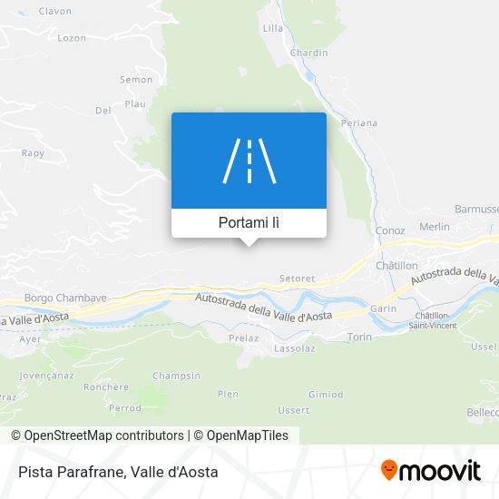 Mappa Pista Parafrane