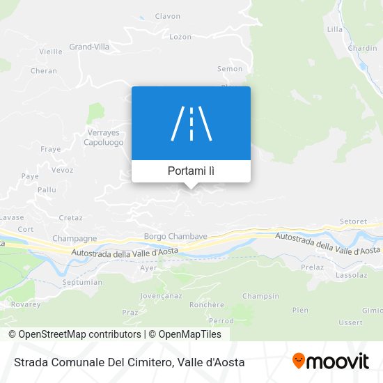 Mappa Strada Comunale Del Cimitero
