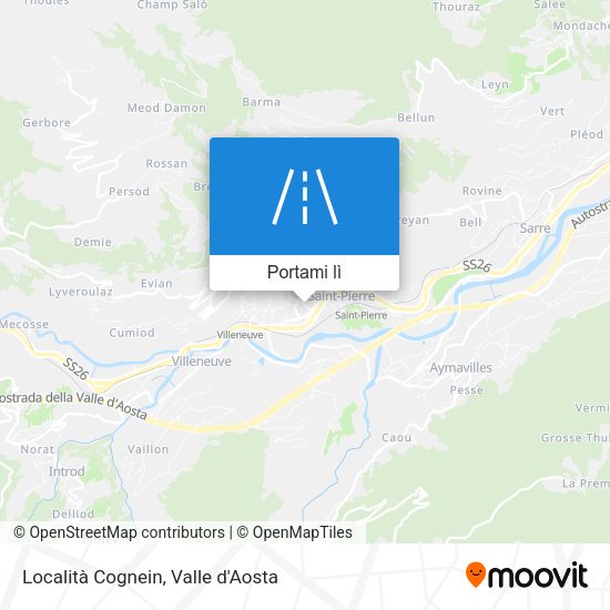 Mappa Località Cognein