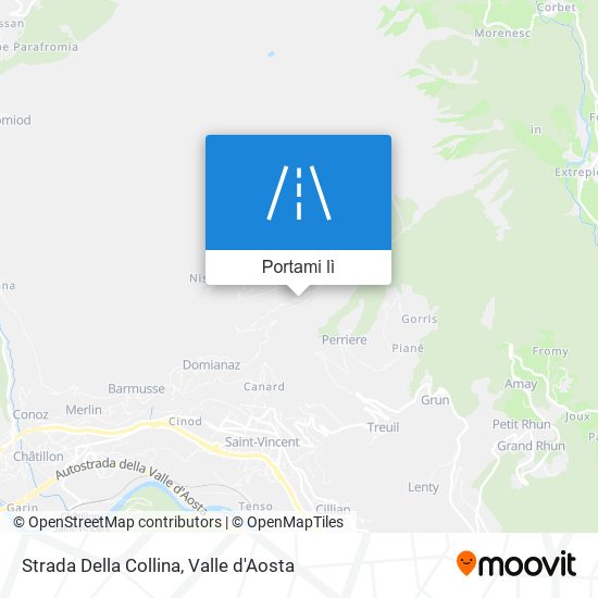Mappa Strada Della Collina