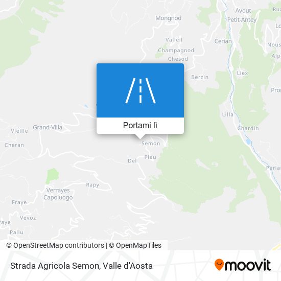 Mappa Strada Agricola Semon