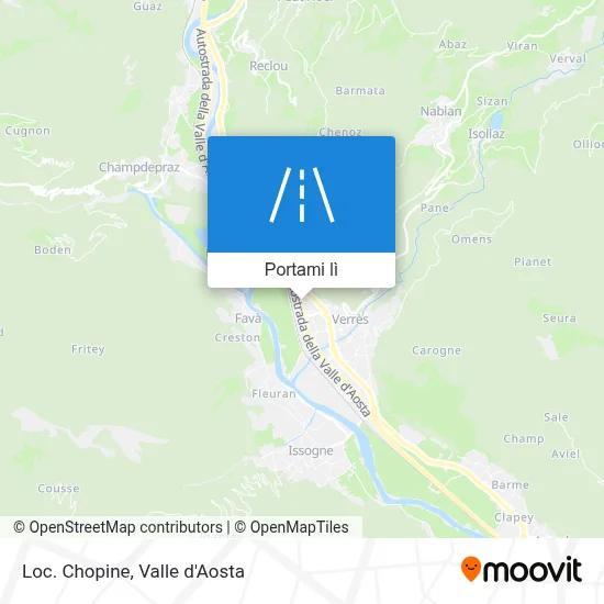 Mappa Loc. Chopine