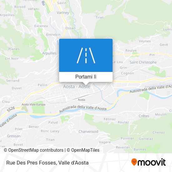 Mappa Rue Des Pres Fosses
