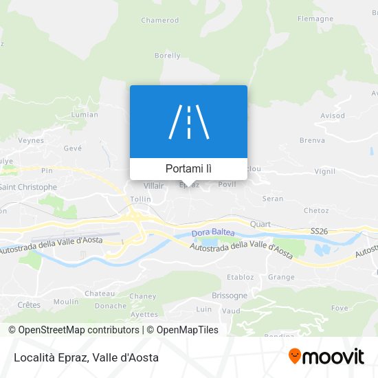 Mappa Località Epraz