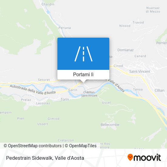 Mappa Pedestrain Sidewalk